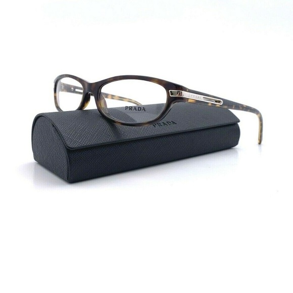 New PRADA Frames Dark Tortoise Unisex VPR061 2AU-101 53 16 135 Glasses Women - Picture 1 of 8